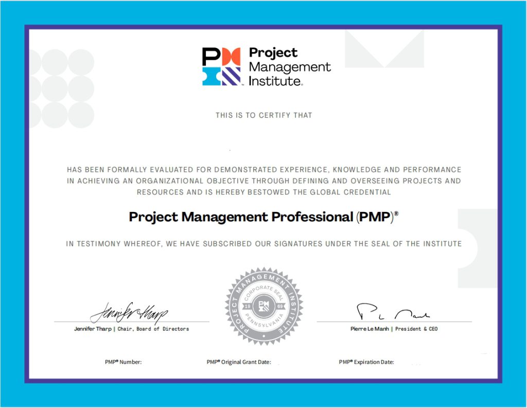 PMP 项目管理专业人士资格认证